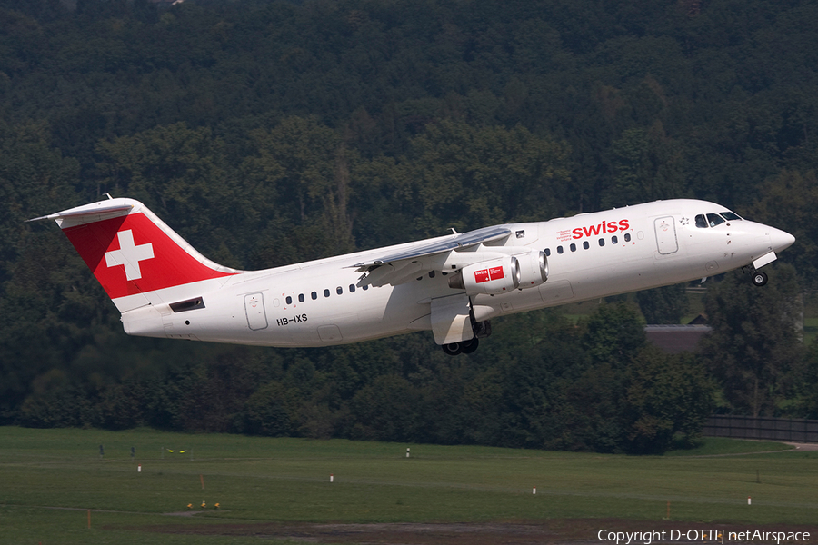 Swiss International Airlines BAe Systems BAe-146-RJ100 (HB-IXS) | Photo 269171