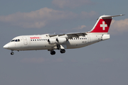 Swiss International Airlines BAe Systems BAe-146-RJ100 (HB-IXT) at  Dusseldorf - International, Germany