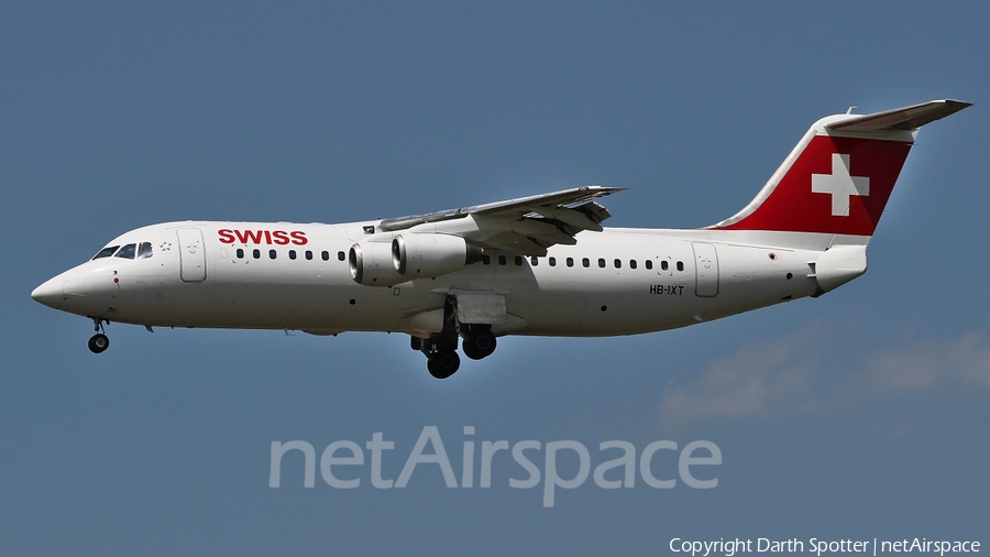 Swiss International Airlines BAe Systems BAe-146-RJ100 (HB-IXT) | Photo 219538