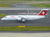 Swiss International Airlines BAe Systems BAe-146-RJ100 (HB-IXT) at  Dusseldorf - International, Germany