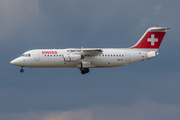 Swiss International Airlines BAe Systems BAe-146-RJ100 (HB-IXT) at  Frankfurt am Main, Germany