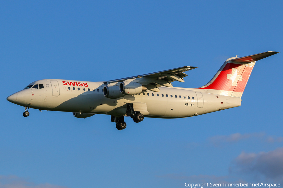 Swiss International Airlines BAe Systems BAe-146-RJ100 (HB-IXT) | Photo 206910