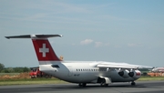 Swiss International Airlines BAe Systems BAe-146-RJ100 (HB-IXT) at  Prague - Vaclav Havel (Ruzyne), Czech Republic