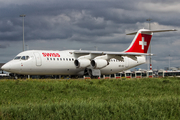 Swiss International Airlines BAe Systems BAe-146-RJ100 (HB-IXU) at  Amsterdam - Schiphol, Netherlands