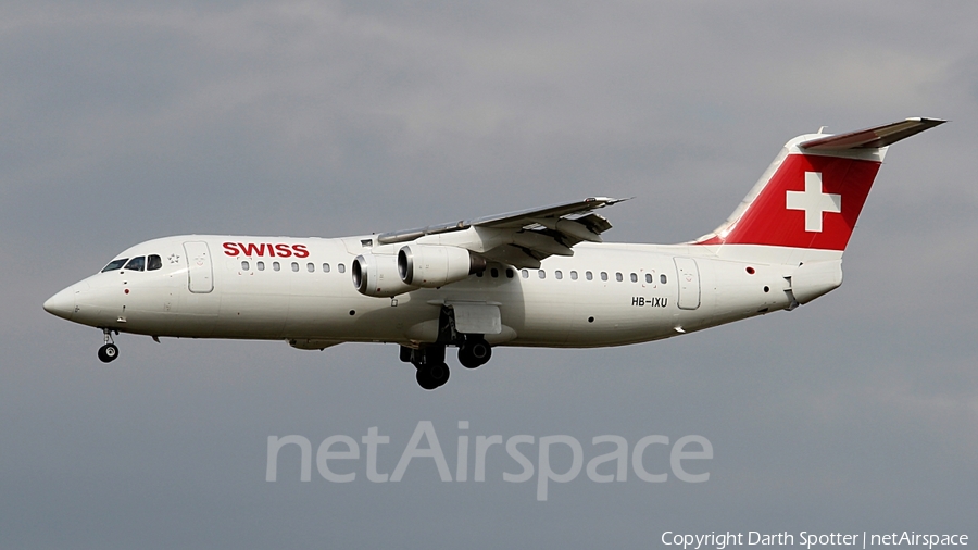 Swiss International Airlines BAe Systems BAe-146-RJ100 (HB-IXU) | Photo 212102