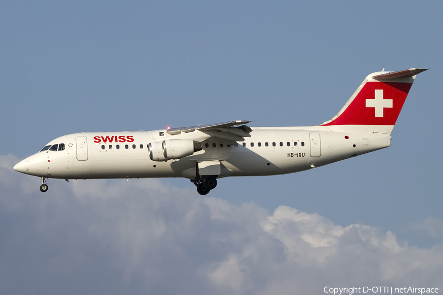 Swiss International Airlines BAe Systems BAe-146-RJ100 (HB-IXU) | Photo 412138