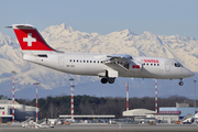 Swiss International Airlines BAe Systems BAe-146-RJ100 (HB-IXU) at  Milan - Malpensa, Italy