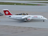 Swiss International Airlines BAe Systems BAe-146-RJ100 (HB-IXU) at  Stuttgart, Germany