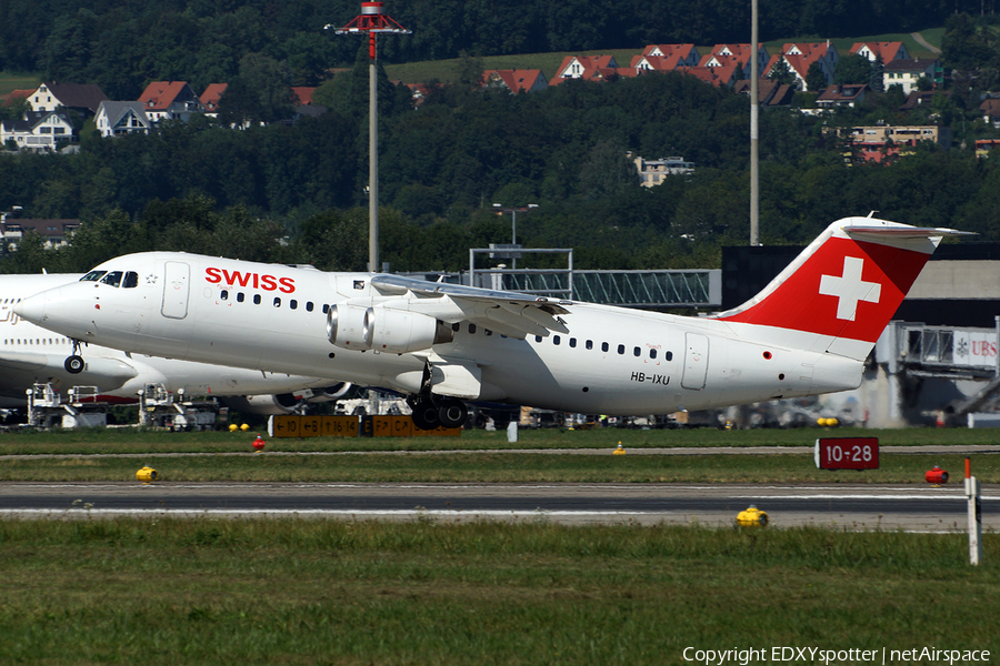 Swiss International Airlines BAe Systems BAe-146-RJ100 (HB-IXU) | Photo 276738