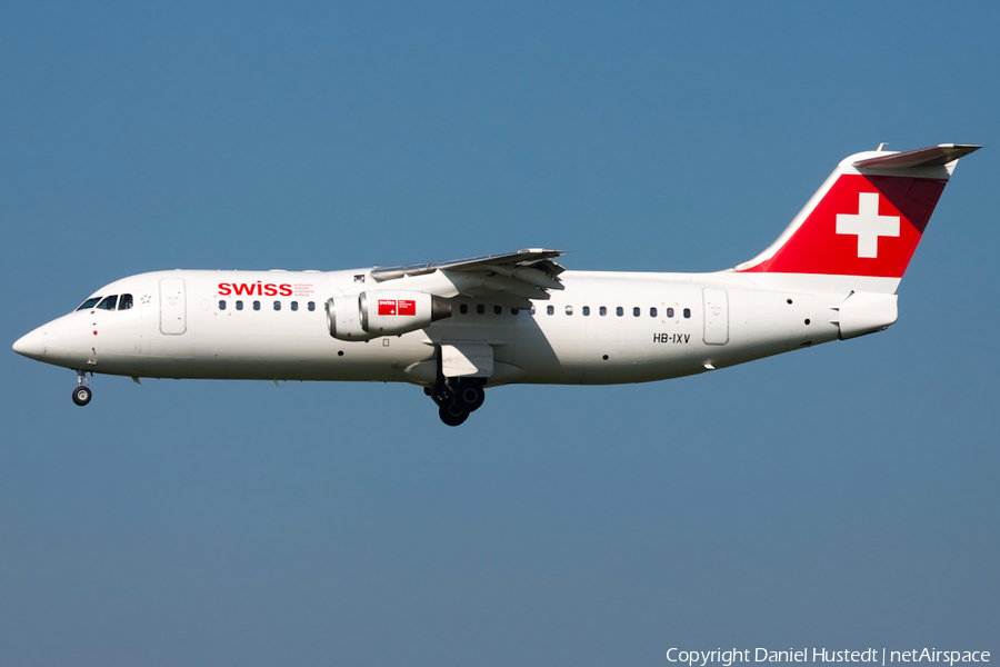 Swiss International Airlines BAe Systems BAe-146-RJ100 (HB-IXV) | Photo 613977