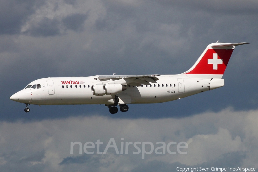 Swiss International Airlines BAe Systems BAe-146-RJ100 (HB-IXV) | Photo 120965