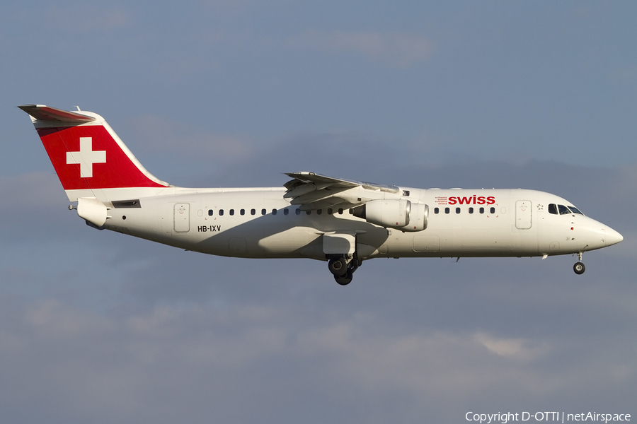 Swiss International Airlines BAe Systems BAe-146-RJ100 (HB-IXV) | Photo 449889