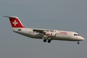 Swiss International Airlines BAe Systems BAe-146-RJ100 (HB-IXV) at  Luxembourg - Findel, Luxembourg