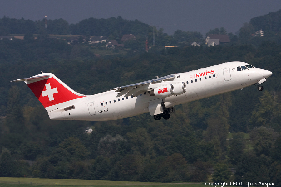 Swiss International Airlines BAe Systems BAe-146-RJ100 (HB-IXV) | Photo 269177