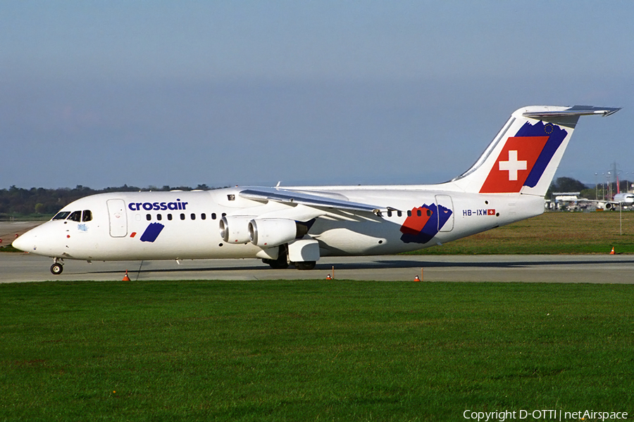 Crossair BAe Systems BAe-146-RJ100 (HB-IXW) | Photo 180666