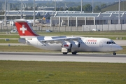 Swiss International Airlines BAe Systems BAe-146-RJ100 (HB-IXW) at  Munich, Germany
