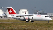 Swiss International Airlines BAe Systems BAe-146-RJ100 (HB-IXW) at  Stuttgart, Germany