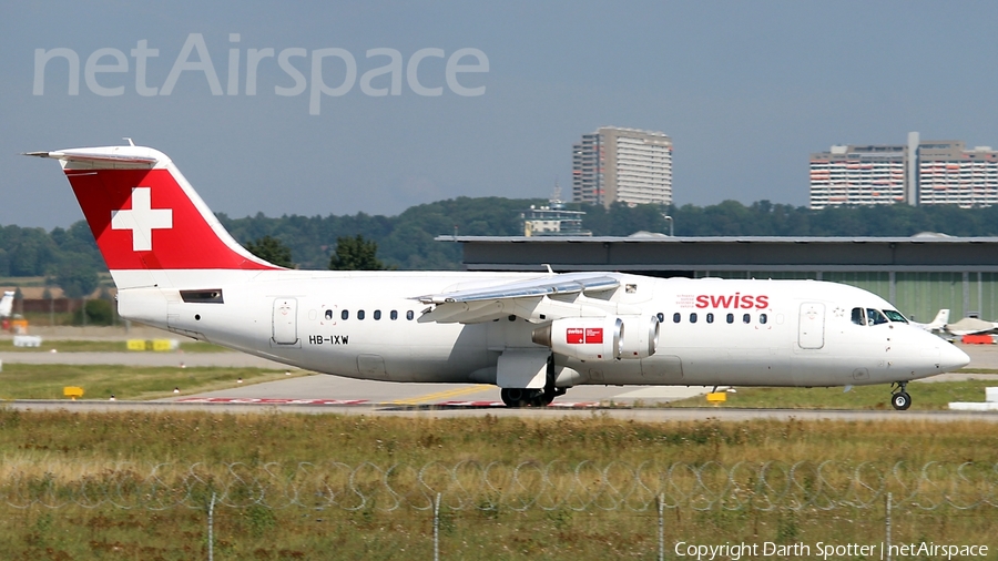 Swiss International Airlines BAe Systems BAe-146-RJ100 (HB-IXW) | Photo 171890