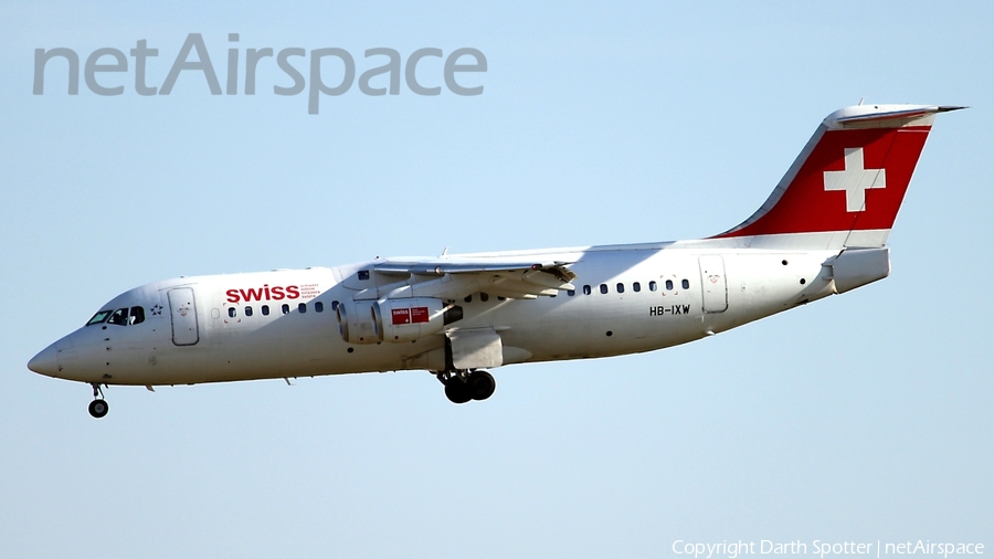 Swiss International Airlines BAe Systems BAe-146-RJ100 (HB-IXW) | Photo 171891