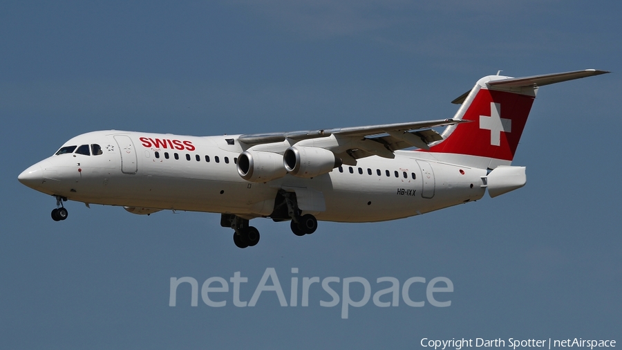 Swiss International Airlines BAe Systems BAe-146-RJ100 (HB-IXX) | Photo 219540