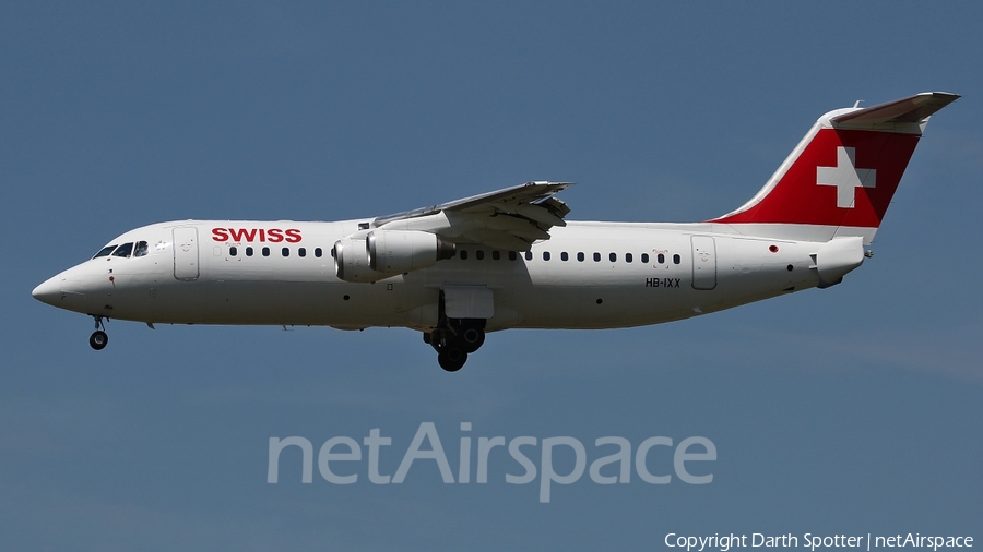Swiss International Airlines BAe Systems BAe-146-RJ100 (HB-IXX) | Photo 219541
