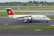 Swiss International Airlines BAe Systems BAe-146-RJ100 (HB-IXX) at  Dusseldorf - International, Germany