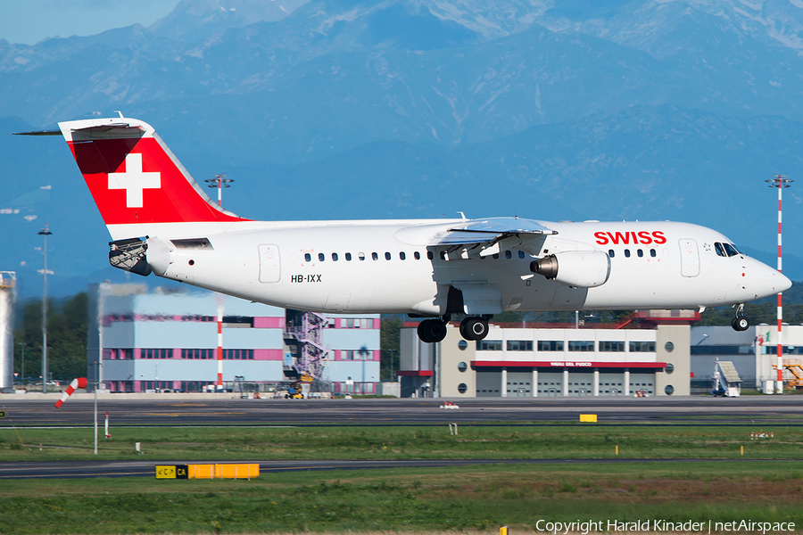 Swiss International Airlines BAe Systems BAe-146-RJ100 (HB-IXX) | Photo 292947