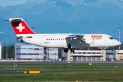 Swiss International Airlines BAe Systems BAe-146-RJ100 (HB-IXX) at  Milan - Malpensa, Italy