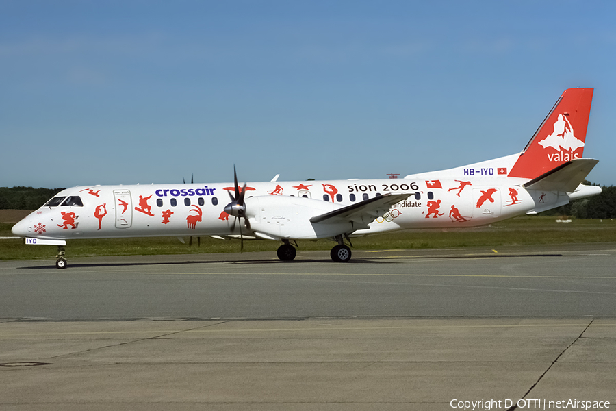 Crossair SAAB 2000 (HB-IYD) | Photo 410130