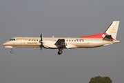 Etihad Regional SAAB 2000 (HB-IYD) at  Rome - Fiumicino (Leonardo DaVinci), Italy