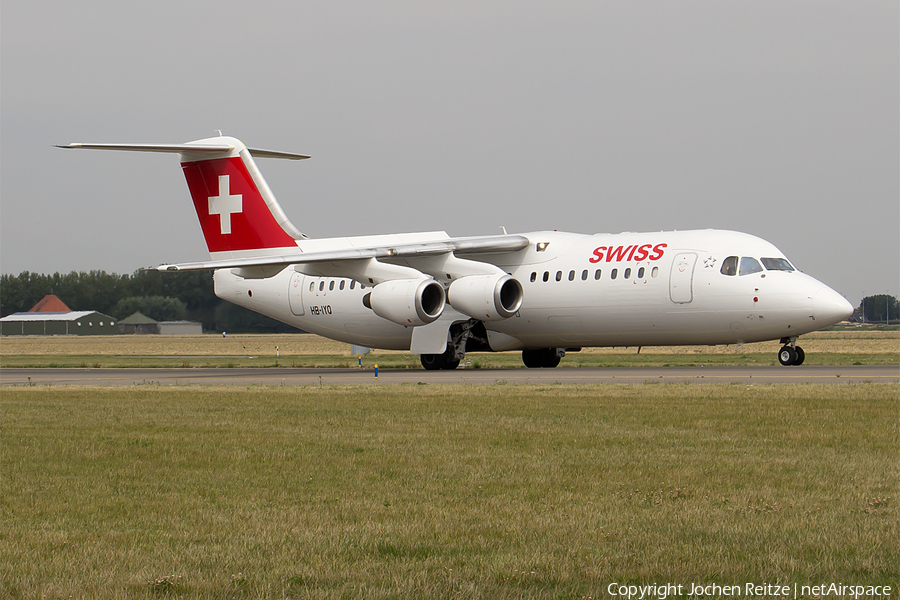 Swiss International Airlines BAe Systems BAe-146-RJ100 (HB-IYQ) | Photo 82532
