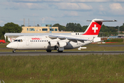 Swiss International Airlines BAe Systems BAe-146-RJ100 (HB-IYQ) at  Hamburg - Fuhlsbuettel (Helmut Schmidt), Germany