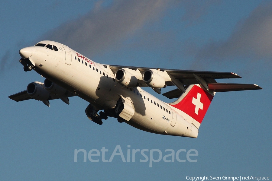 Swiss International Airlines BAe Systems BAe-146-RJ100 (HB-IYQ) | Photo 69851