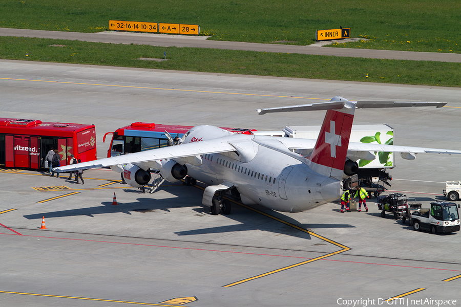 Swiss International Airlines BAe Systems BAe-146-RJ100 (HB-IYQ) | Photo 355254