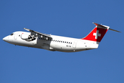 Swiss International Airlines BAe Systems BAe-146-RJ100 (HB-IYR) at  Barcelona - El Prat, Spain