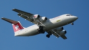 Swiss International Airlines BAe Systems BAe-146-RJ100 (HB-IYR) at  Dusseldorf - International, Germany