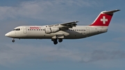 Swiss International Airlines BAe Systems BAe-146-RJ100 (HB-IYR) at  Dusseldorf - International, Germany