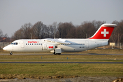 Swiss International Airlines BAe Systems BAe-146-RJ100 (HB-IYR) at  Hannover - Langenhagen, Germany