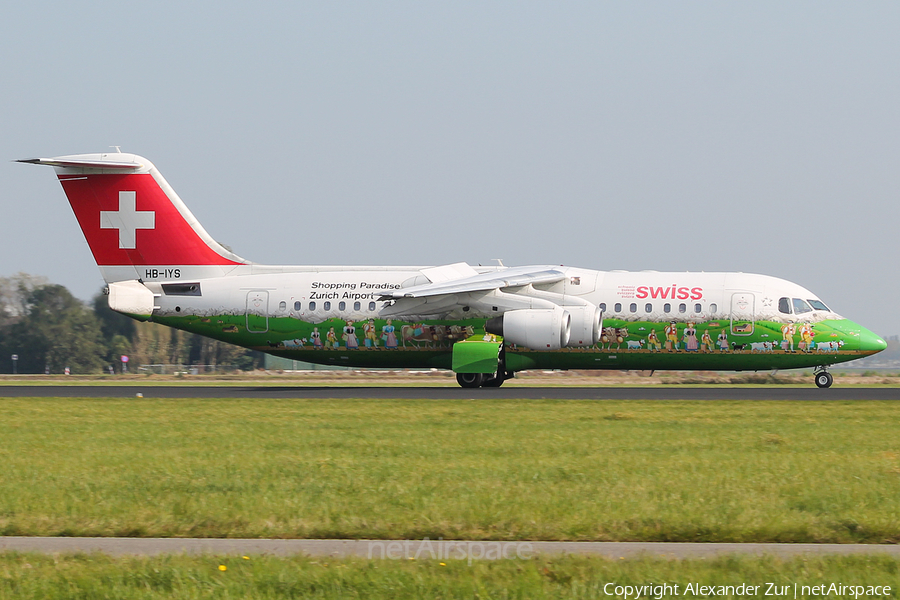 Swiss International Airlines BAe Systems BAe-146-RJ100 (HB-IYS) | Photo 445672