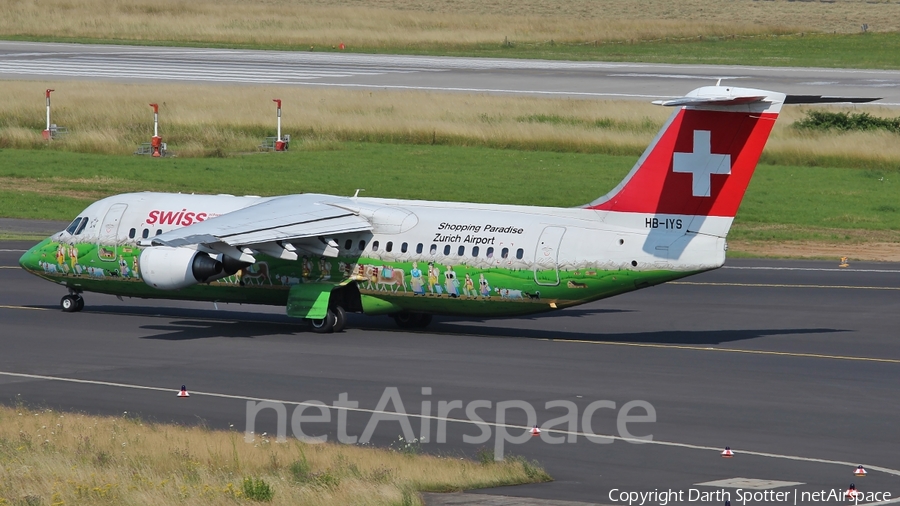 Swiss International Airlines BAe Systems BAe-146-RJ100 (HB-IYS) | Photo 211850