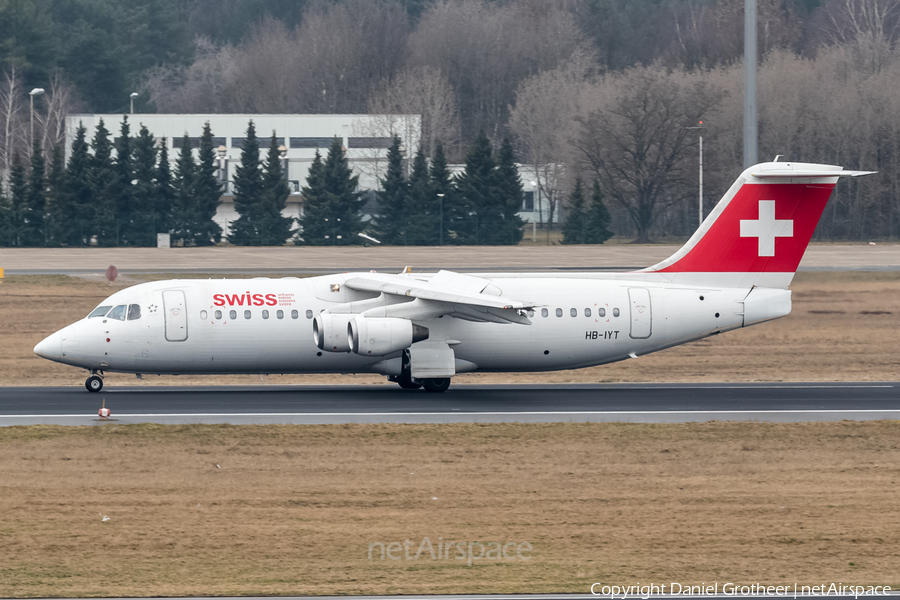Swiss International Airlines BAe Systems BAe-146-RJ70 (HB-IYT) | Photo 102748
