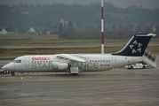 Swiss International Airlines BAe Systems BAe-146-RJ100 (HB-IYU) at  Basel-Mulhouse - EuroAirport, France