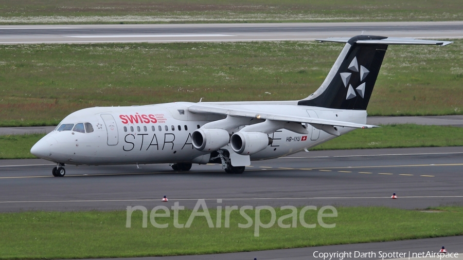 Swiss International Airlines BAe Systems BAe-146-RJ100 (HB-IYU) | Photo 217832