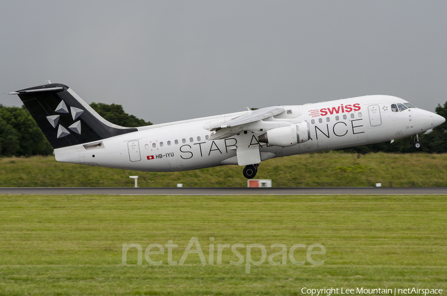 Swiss International Airlines BAe Systems BAe-146-RJ100 (HB-IYU) | Photo 51281