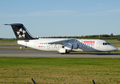 Swiss International Airlines BAe Systems BAe-146-RJ100 (HB-IYU) at  Oslo - Gardermoen, Norway