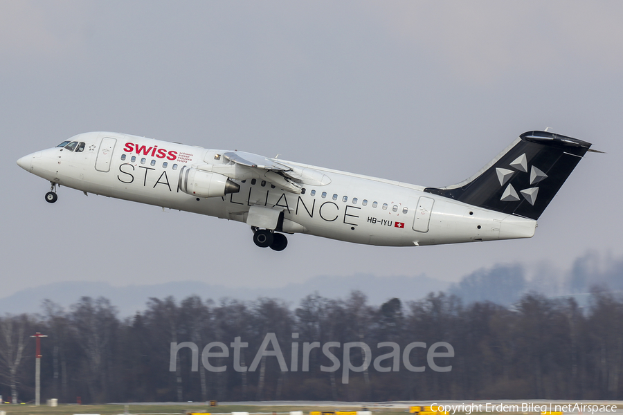 Swiss International Airlines BAe Systems BAe-146-RJ100 (HB-IYU) | Photo 111309