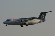 Swiss International Airlines BAe Systems BAe-146-RJ100 (HB-IYV) at  Luxembourg - Findel, Luxembourg