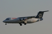 Swiss International Airlines BAe Systems BAe-146-RJ100 (HB-IYV) at  Luxembourg - Findel, Luxembourg