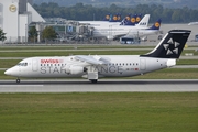 Swiss International Airlines BAe Systems BAe-146-RJ100 (HB-IYV) at  Munich, Germany