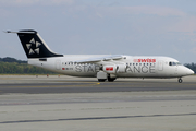 Swiss International Airlines BAe Systems BAe-146-RJ100 (HB-IYV) at  Milan - Malpensa, Italy